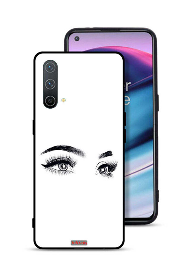 غطاء حماية لهاتف OnePlus Nord CE 5G برسومات عيون فنية