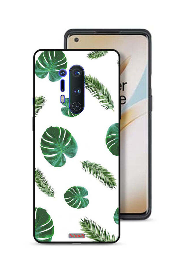 غطاء حماية لهاتف OnePlus 8 Pro بنقشة ريش فنية