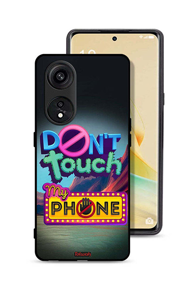 Oppo A1 Pro Protective Case Cover Do Not Touch My Phone