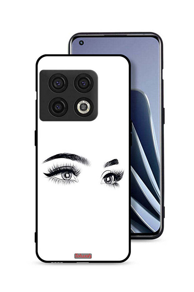 غطاء حماية لهاتف OnePlus 10 Pro 5G برسومات عيون فنية