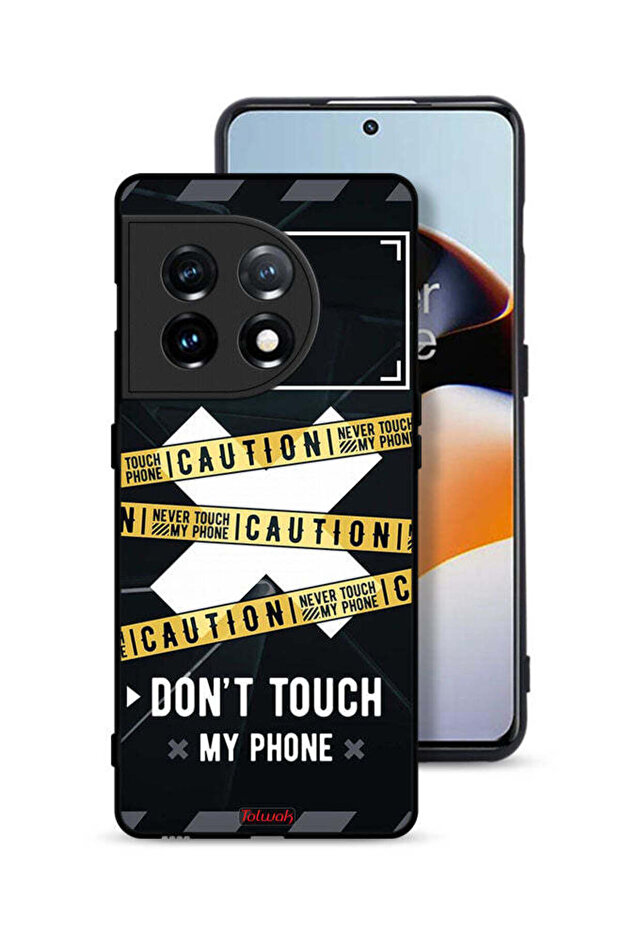 OnePlus 11 5G Protective Case Cover Caution Never Touch My Phone