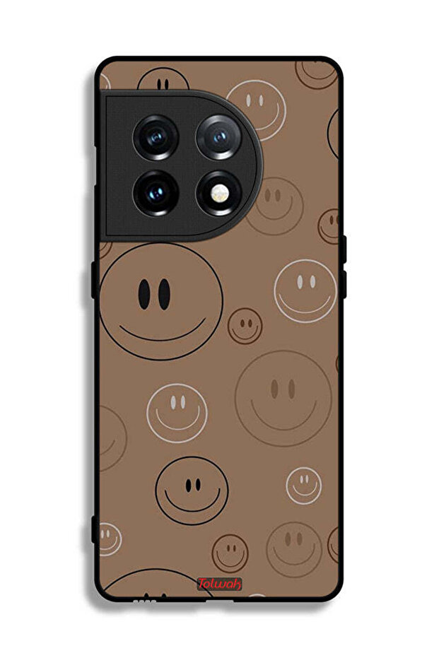 غطاء حماية لهاتف OnePlus 11 5G بنقشة وجوه مبتسمة - 2