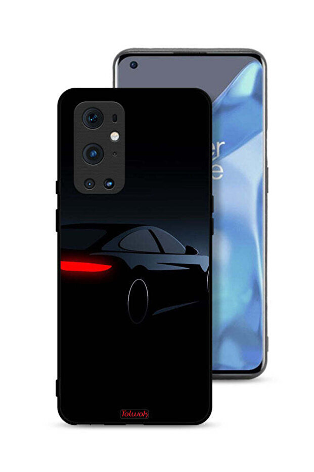 غطاء حماية لهاتف OnePlus 9 Pro 5G - سيارة داكنة