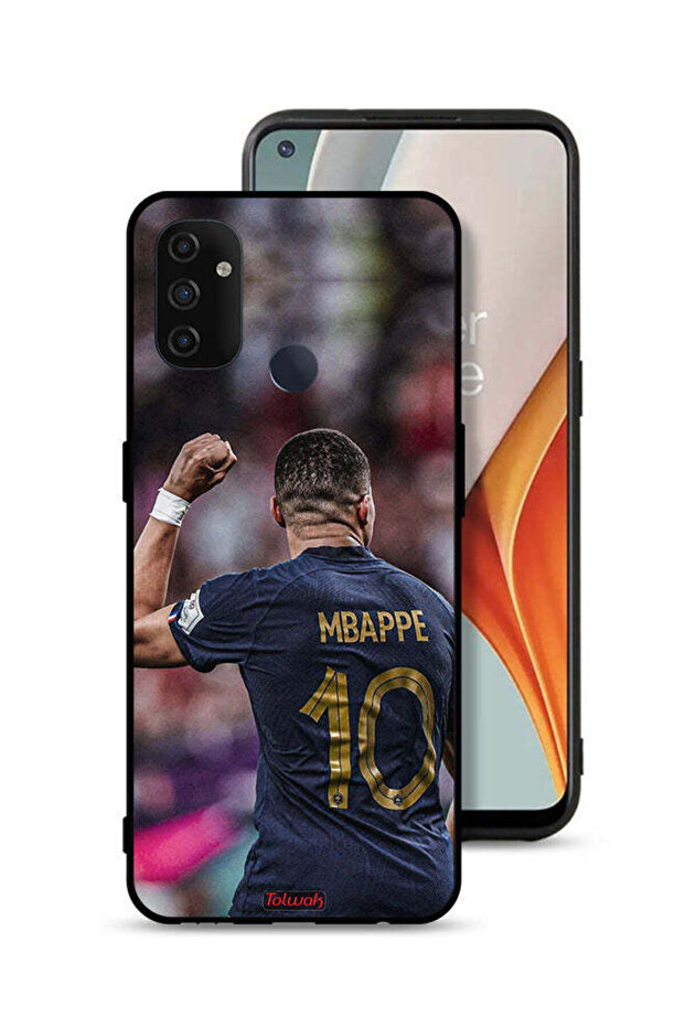 غطاء حماية لهاتف OnePlus Nord N100 بتصميم Mbappe 10