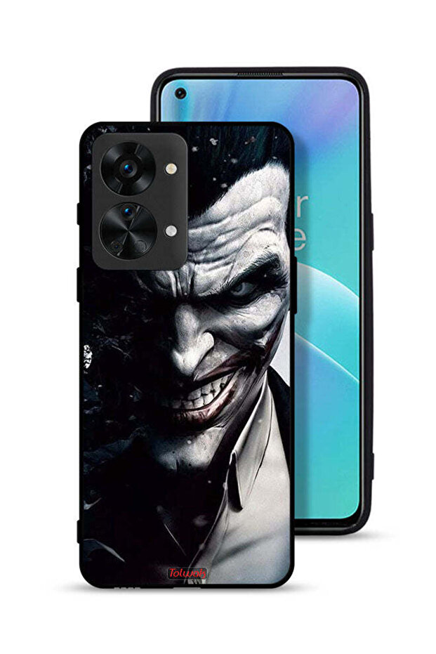 غطاء حماية لهاتف OnePlus Nord 2T 5G بتصميم نصف وجه جوكر