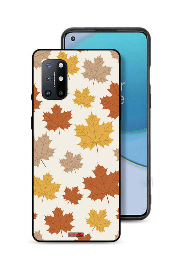 غطاء حماية لهاتف OnePlus 8T 5G بنقشة أوراق الخريف