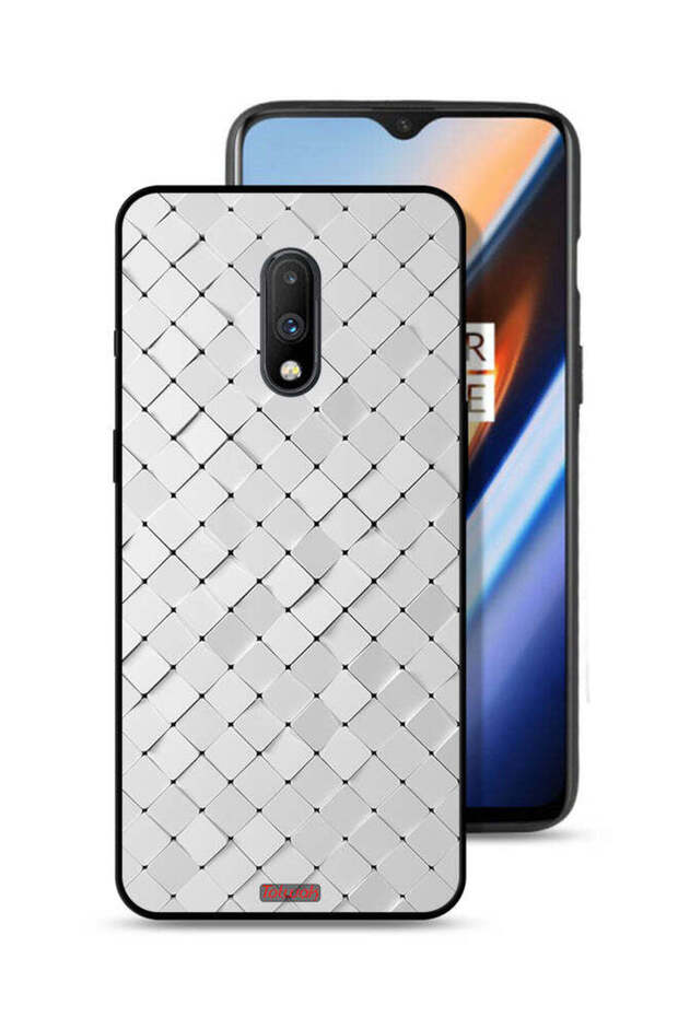 OnePlus 7 Protective Case Cover Tiles Texture