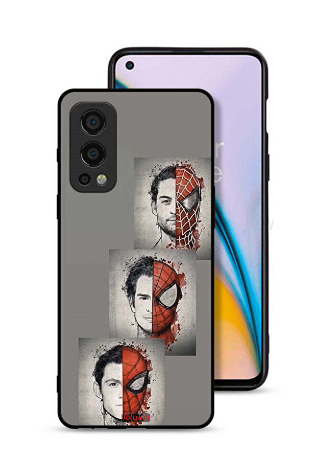 غطاء حماية لهاتف OnePlus Nord 2 5G برسومات سبايدر مان