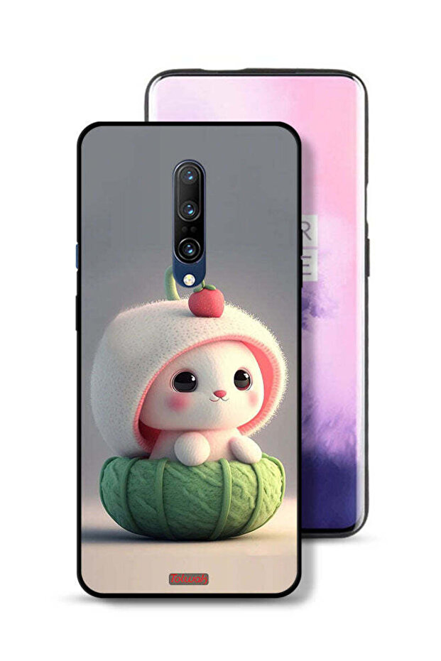 غطاء حماية لهاتف OnePlus 7 Pro على شكل أرنب صغير لطيف