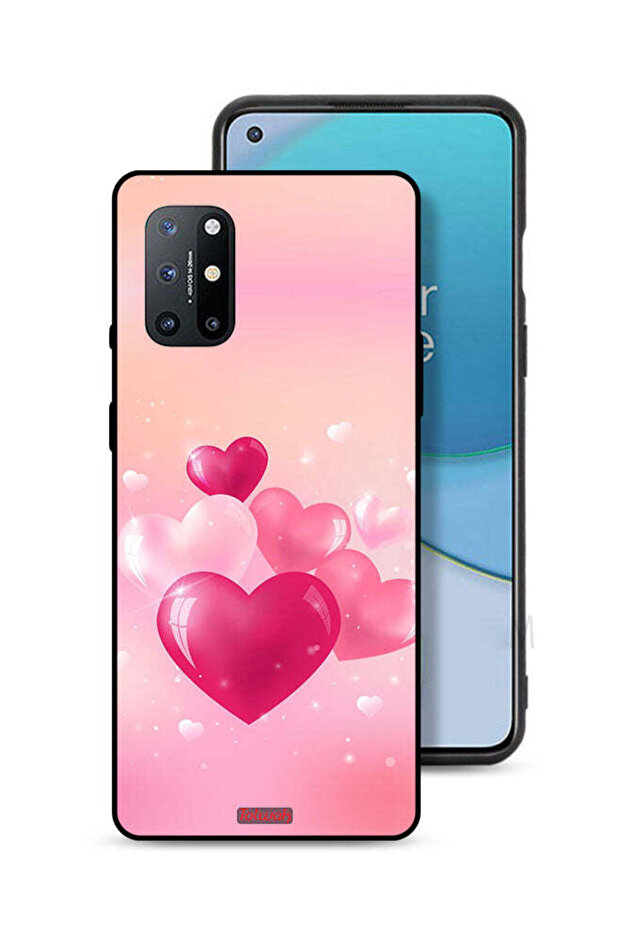 غطاء حماية لهاتف OnePlus 8T 5G برسومات قلوب جميلة