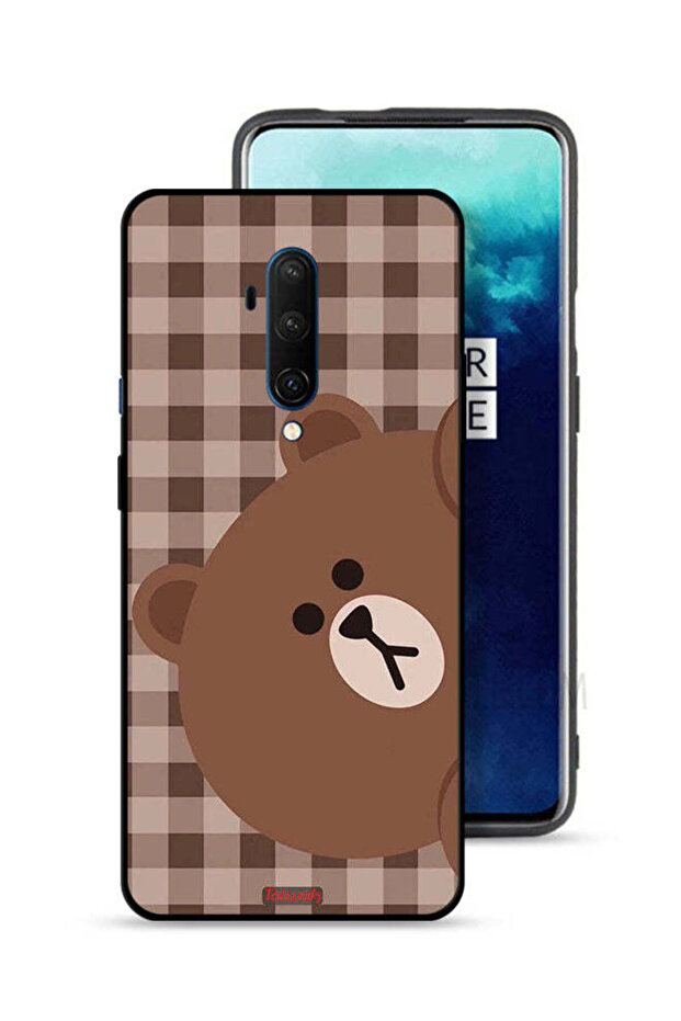 غطاء حماية لهاتف OnePlus 7T Pro على شكل دب تيدي