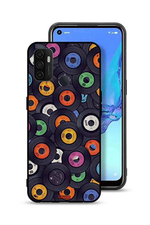 Oppo A32 Protective Case Cover Cds Pattern - 1
