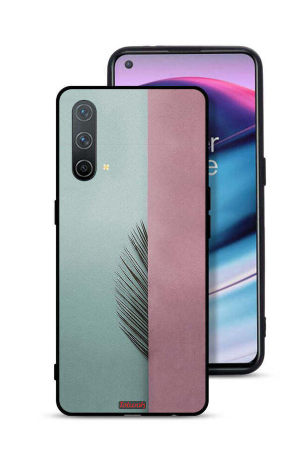 غطاء حماية لهاتف OnePlus Nord CE 5G بنصف أوراق
