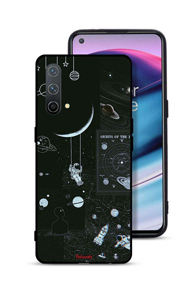 غطاء حماية لهاتف OnePlus Nord CE 5G بتصميم مدارات الكواكب
