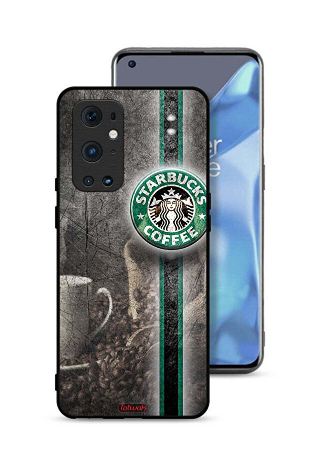 غطاء حماية لهاتف OnePlus 9 Pro 5G بطبعة فن القهوة