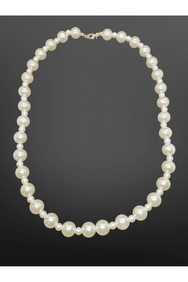 Size Transition Pearl Model Bijoux Necklace | Classic & Modern Appearance | Graduation & Special Occasions