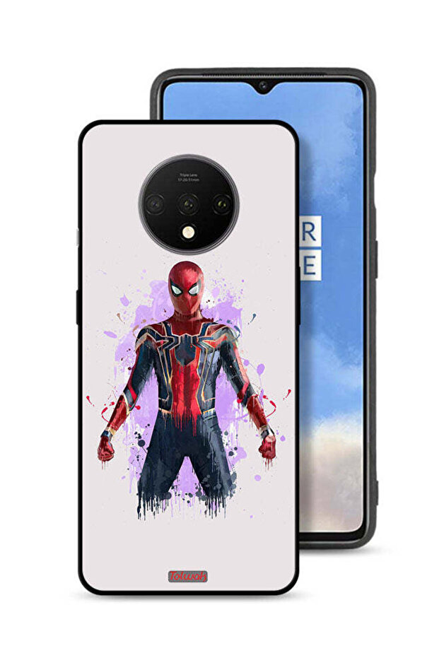 OnePlus 7T Protective Case Cover Iron Spider Artwork