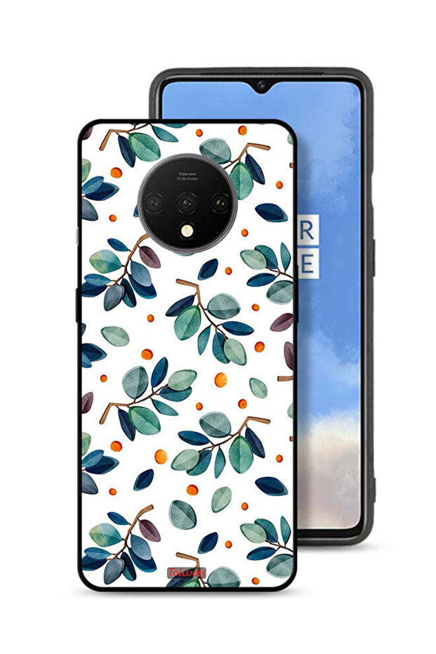 غطاء حماية لهاتف OnePlus 7T بأوراق الشجر