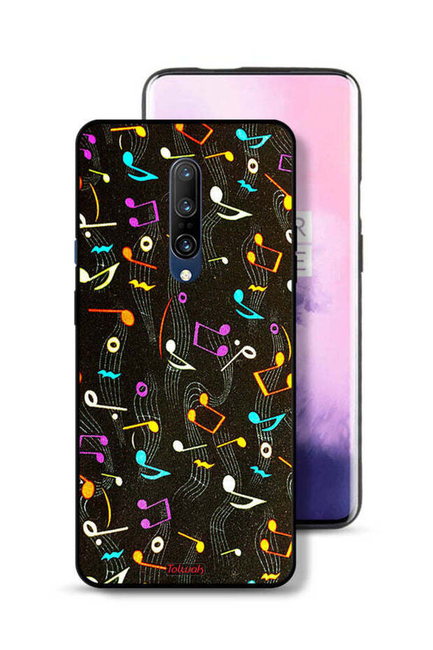 OnePlus 7 Pro Protective Case Cover Music Fabric Pattern