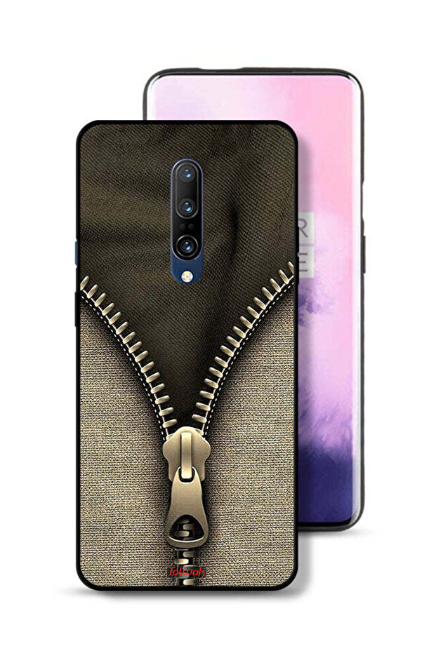 غطاء حماية بنمط سحاب لهاتف OnePlus 7 Pro 4G - 1