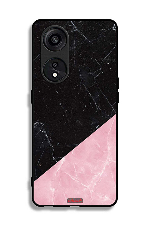 غطاء حماية لهاتف Oppo A1 Pro بنمط رخامي - 2