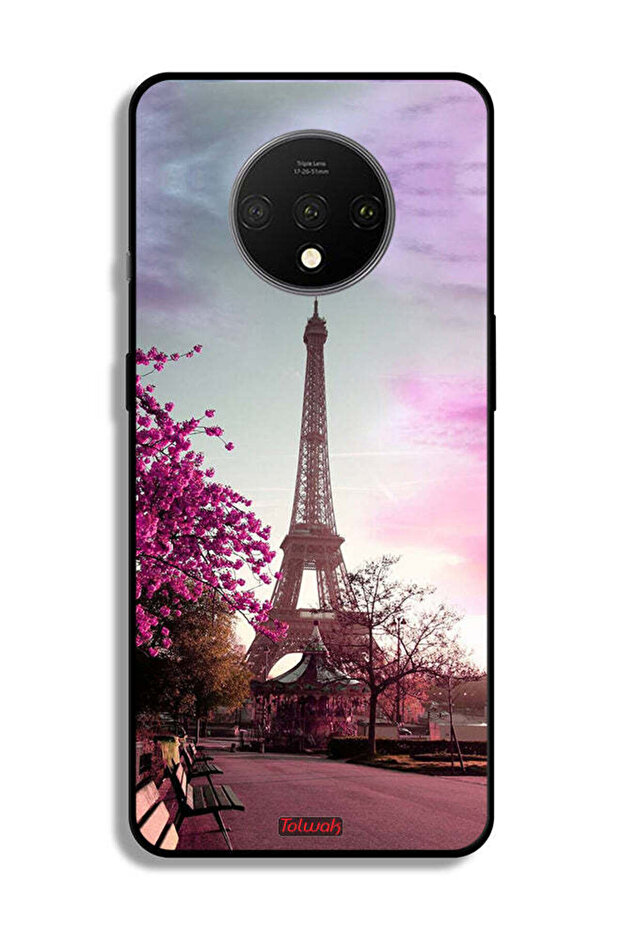 غطاء حماية لهاتف OnePlus 7T بتصميم برج إيفل - 2