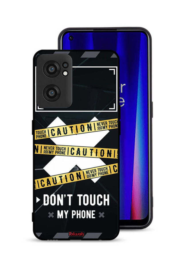 OnePlus Nord CE 2 5G Protective Case Cover Caution Never Touch My Phone