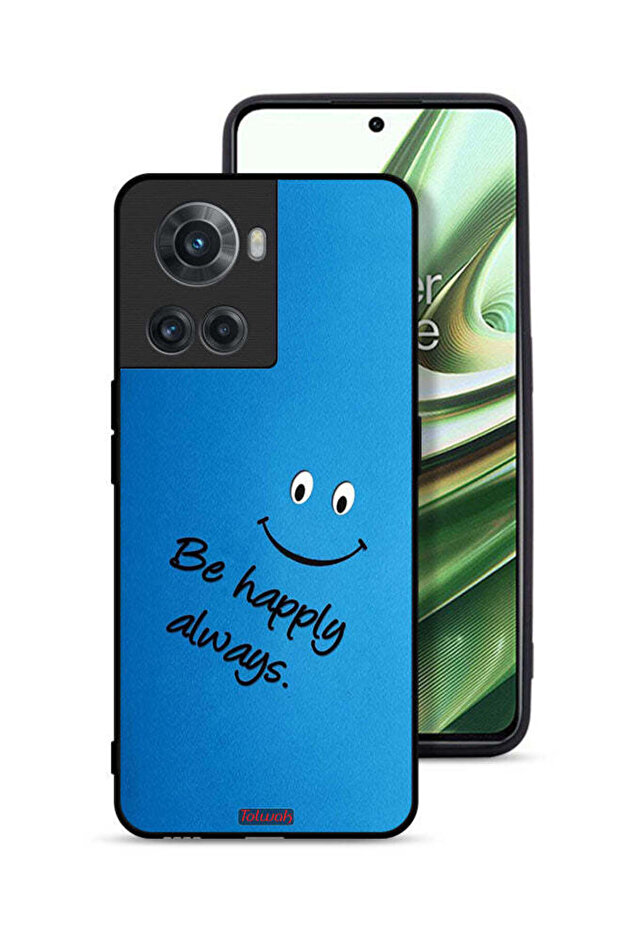 OnePlus 10R 5G Protective Case Cover Be Happy Always