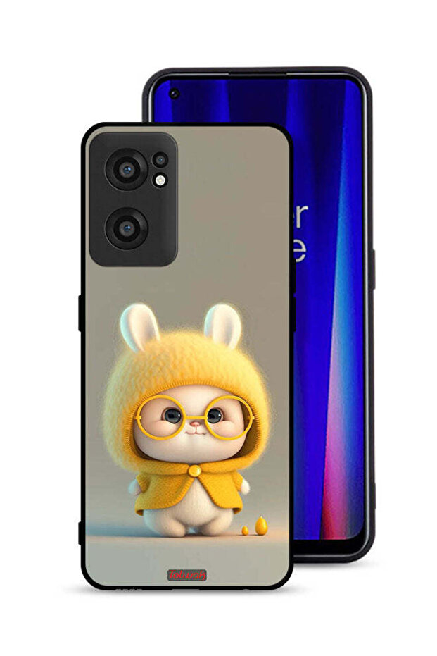 غطاء حماية لهاتف OnePlus Nord CE 2 5G بتصميم أرنب صغير