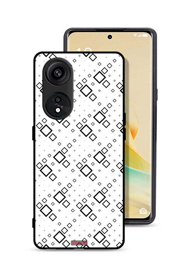 Oppo A1 Pro Protective Case Cover Square Abstract Digital Art