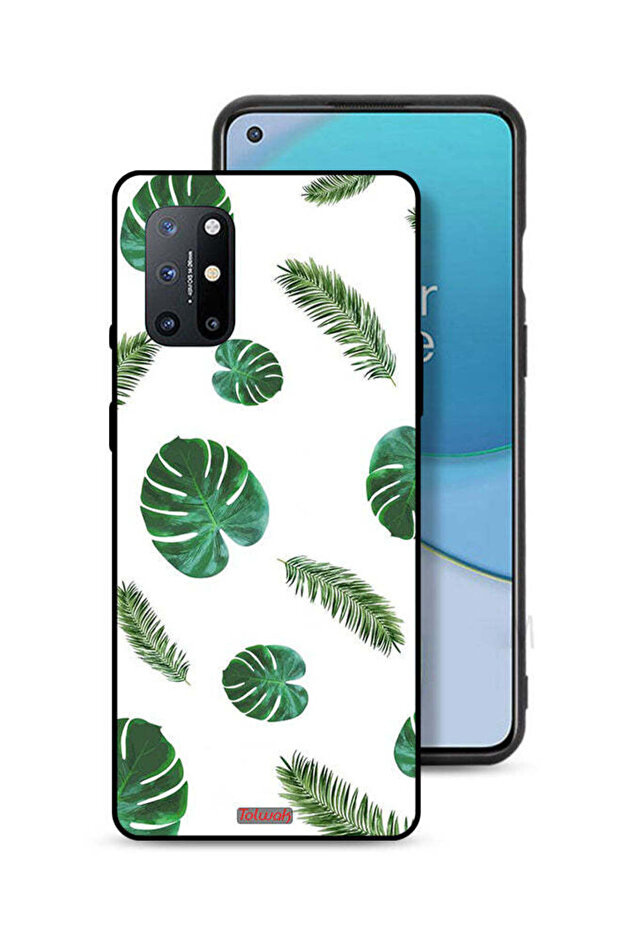 غطاء حماية لهاتف OnePlus 8T 5G بنقشة ريش فنية