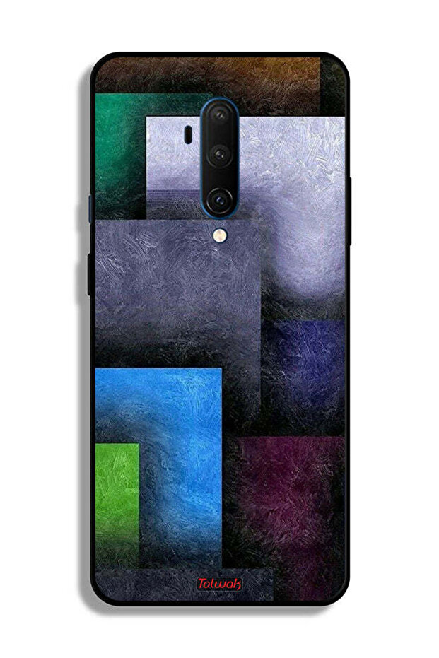 غطاء حماية بنمط لهاتف OnePlus 7T Pro - 2