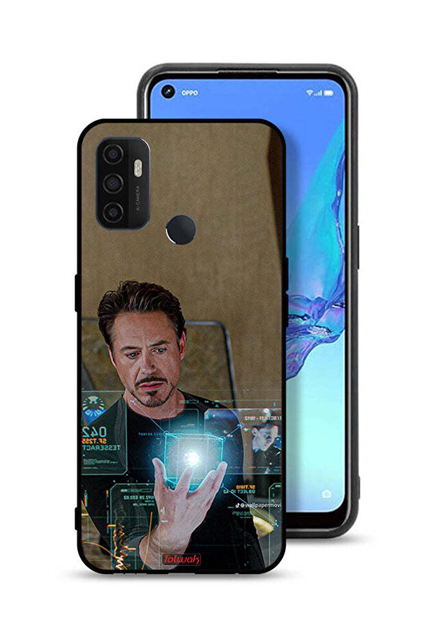 غطاء حماية لهاتف Oppo A32 الرجل الحديدي