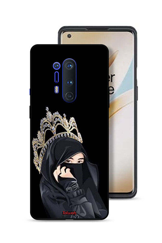 غطاء حماية لهاتف OnePlus 8 Pro بتصميم فتاة الملكة