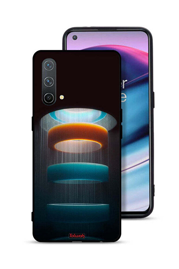 غطاء حماية لهاتف OnePlus Nord CE 5G بنمط حلقات فنية