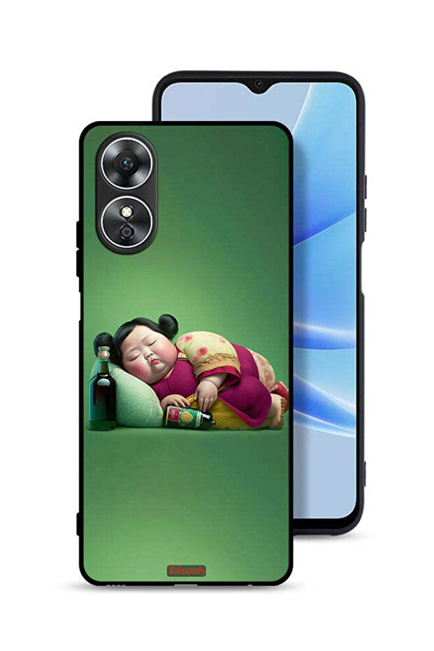 Oppo A17 Protective Case Cover Fatty Baby Girl