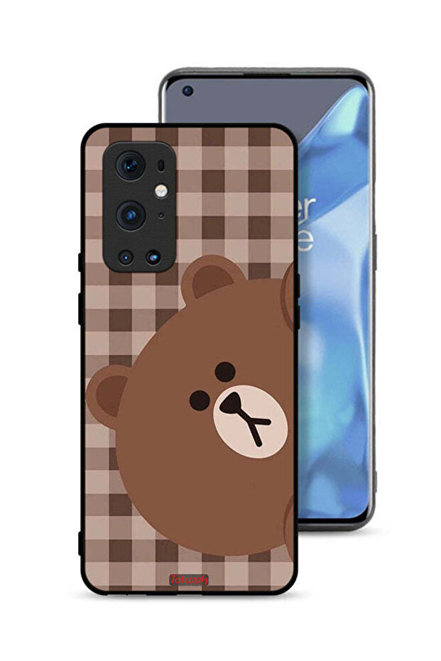 غطاء حماية لهاتف OnePlus 9 Pro 5G بتصميم دب تيدي