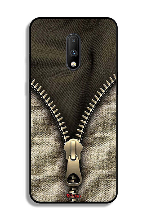 غطاء حماية بنمط سحاب لهاتف OnePlus 7 - 2