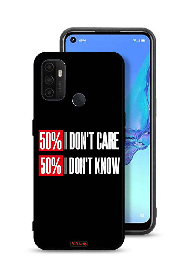 غطاء حماية لهاتف Oppo A32 لا يهمني