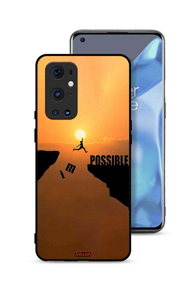 غطاء حماية لهاتف OnePlus 9 Pro 5G مطبوع عليه I Am Possible