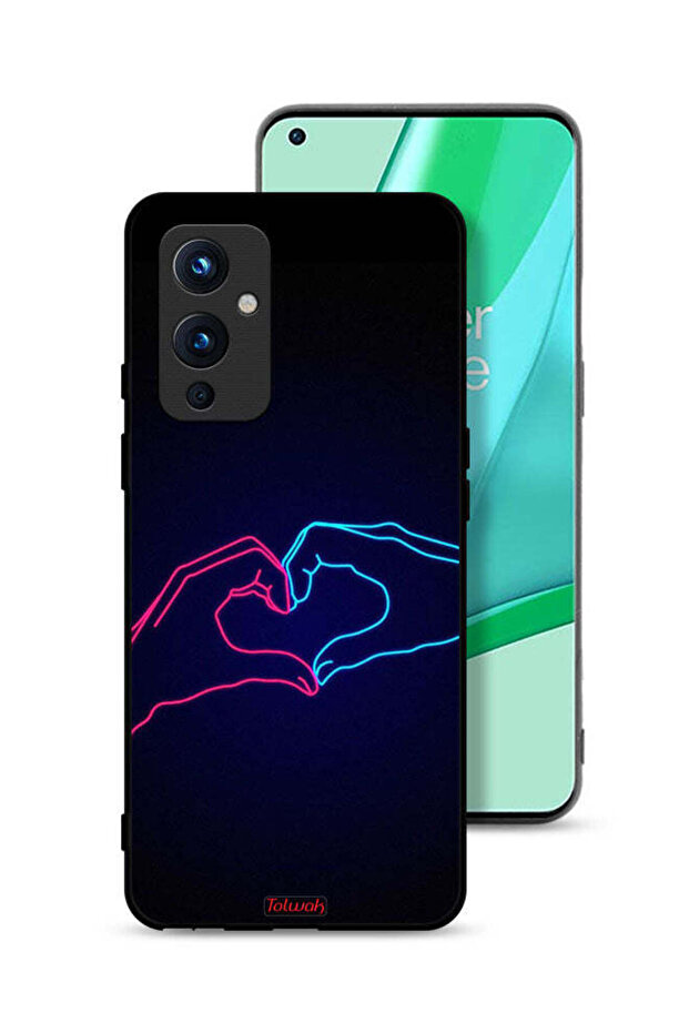 OnePlus 9 5G Protective Case Cover Touching Hand Making Heart