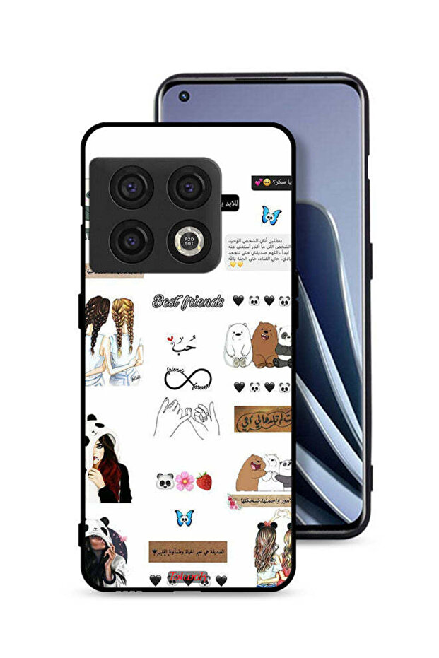 غطاء حماية لهاتف OnePlus 10 Pro 5G بعبارات وملصقات باللغة العربية