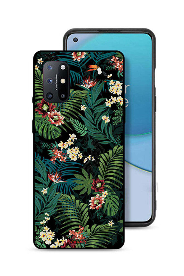 غطاء حماية لهاتف OnePlus 8T 5G بأوراق استوائية