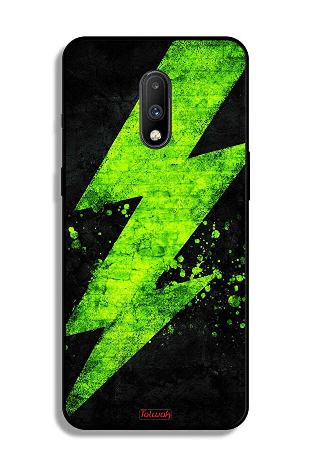 غطاء حماية لهاتف OnePlus 7 بنمط كهربائي - 2