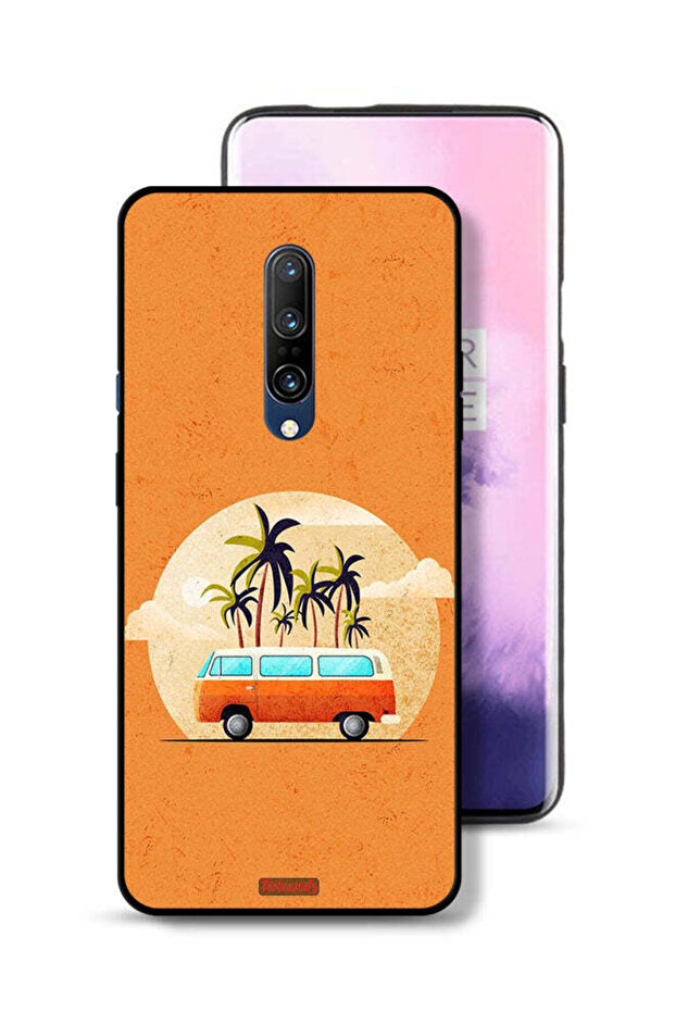 OnePlus 7 Pro Protective Case Cover Bus Art