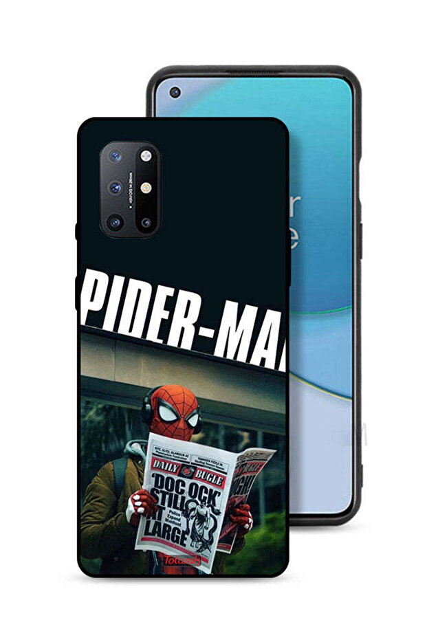 غطاء حماية لهاتف OnePlus 8T Plus 5G سبايدرمان يقرأ جريدة