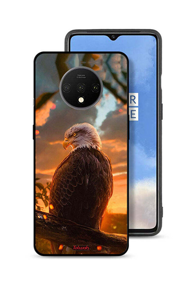 غطاء حماية لهاتف OnePlus 7T بتصميم النسر - 1