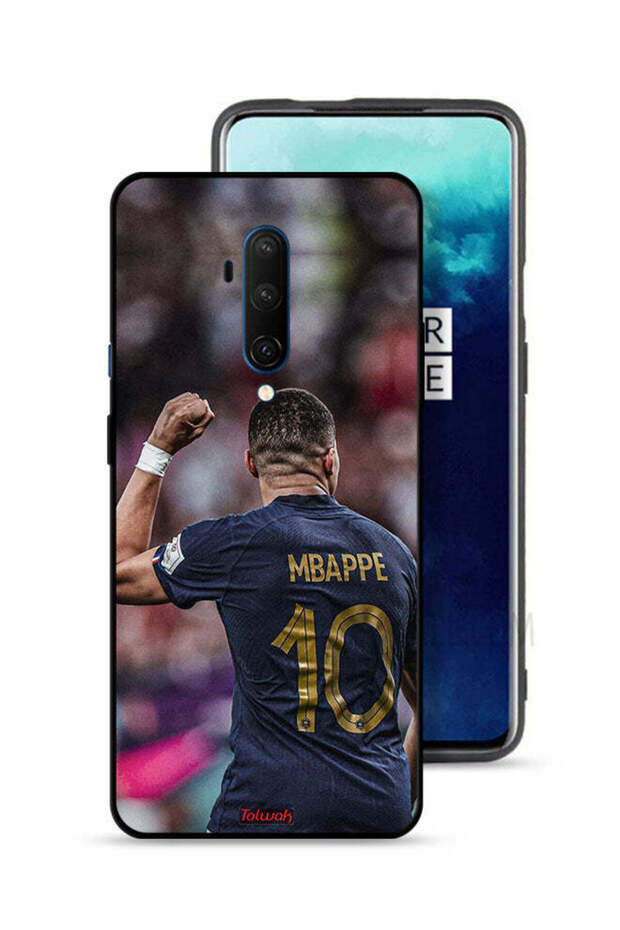 غطاء حماية لهاتف OnePlus 7T Pro بتصميم Mbappe 10