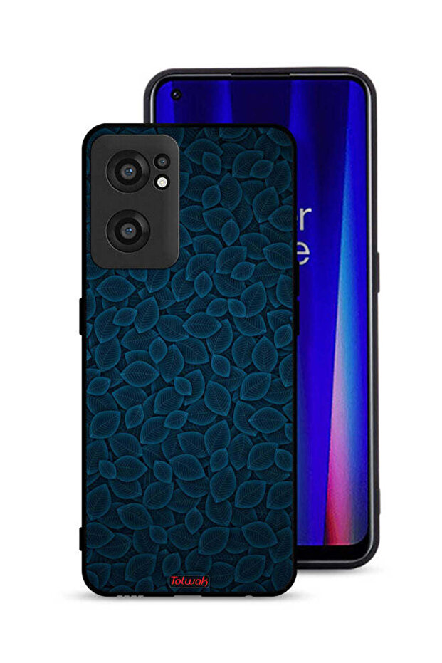 OnePlus Nord CE 2 5G Protective Case Cover Digital Art Leaves Pattern