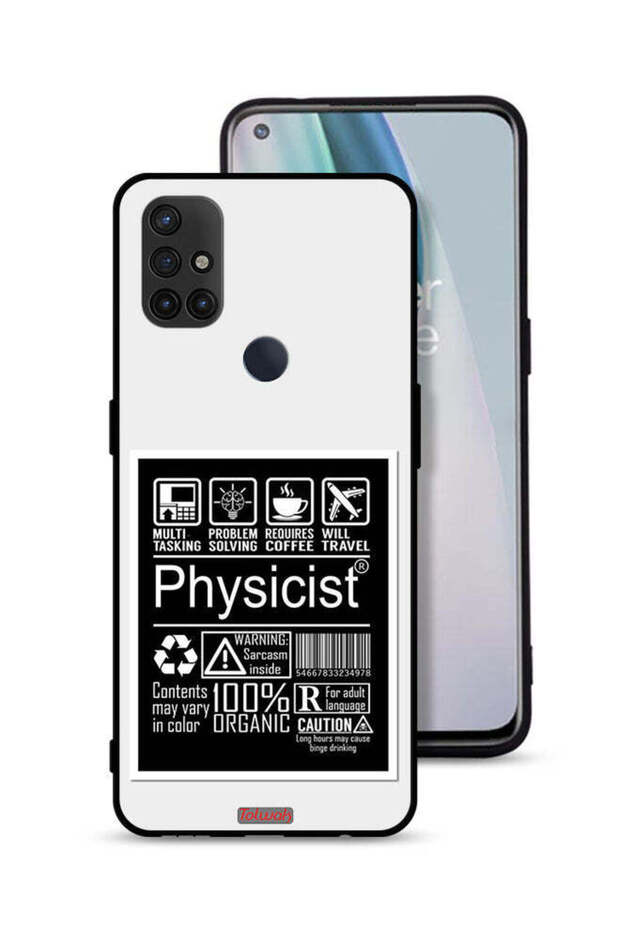 غطاء حماية لهاتف OnePlus Nord N10 5G بملصق فيزيائي